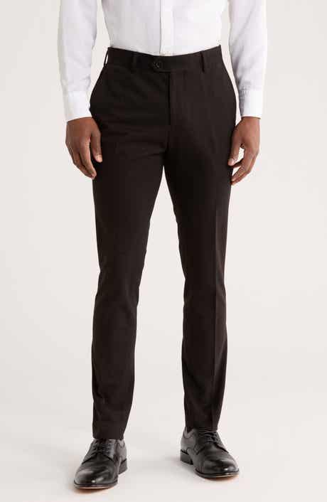 T.R. PREMIUM Slim Fit Flat Front Dress Pants