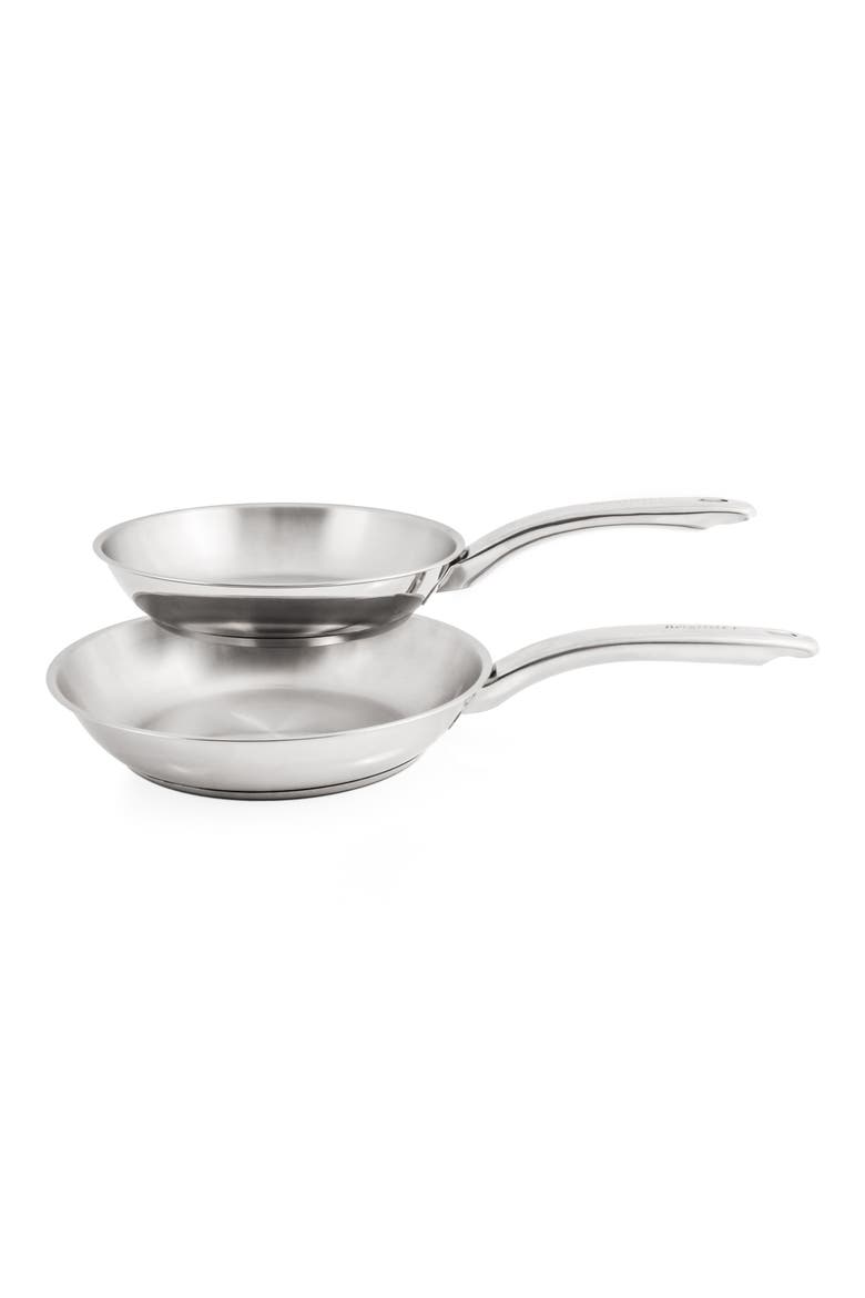 18/10 Stainless Steel Belly Cookware 12-Piece Set, Alternate, color, SILVER