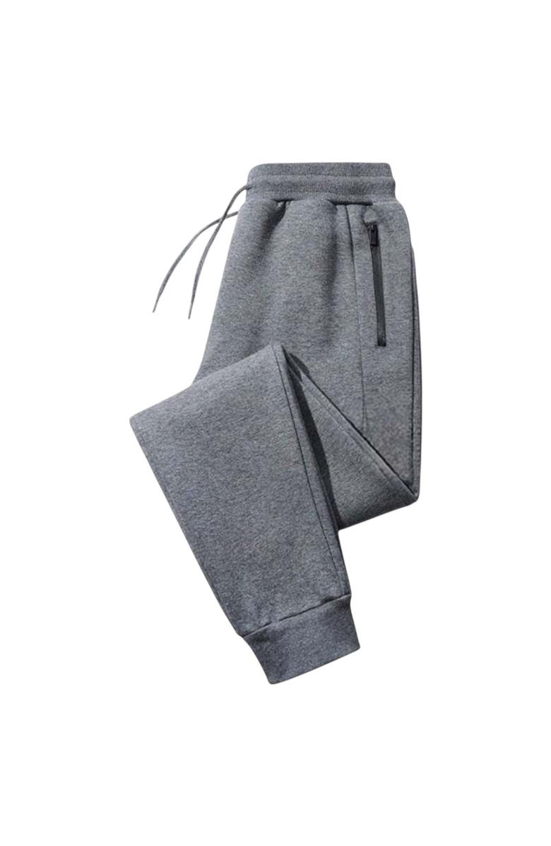 BenBen 3 Pack Mens Ultra Soft Zipper Joggers, Alternate, color, Black/Charcoal/Heather Grey