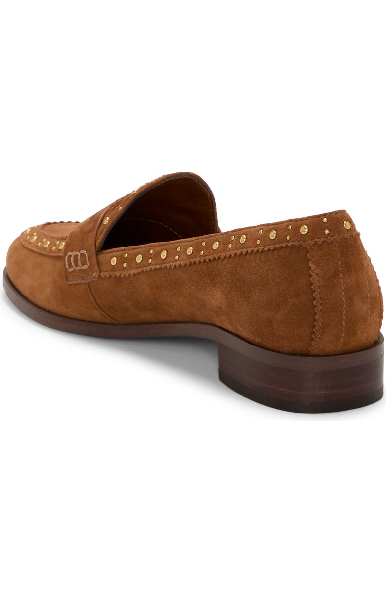 Vince Camuto Camdyn Studded Penny Loafer, Alternate, color, Burnt Sugar