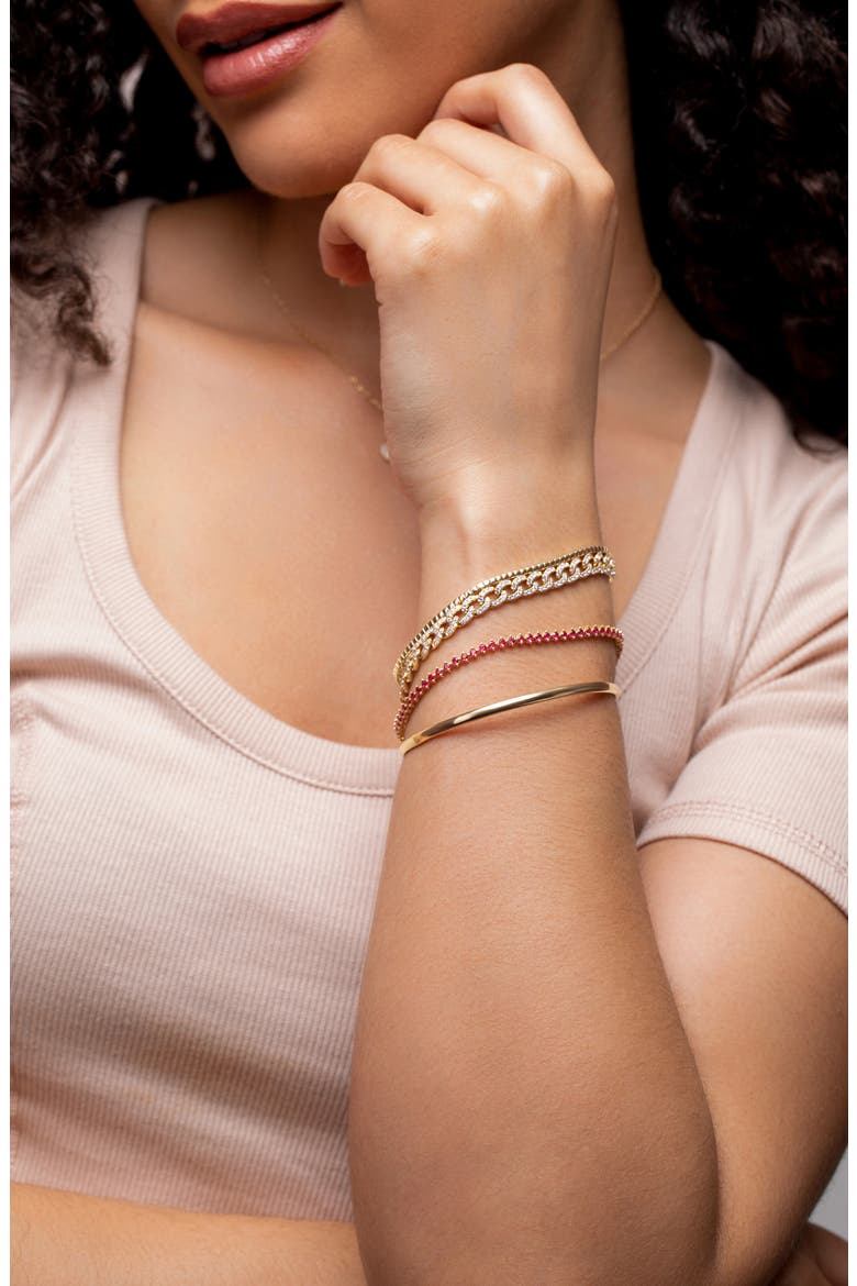 Cleo 14K Gold Bangle (Nordstrom Exclusive), Alternate, color, 14K YELLOW GOLD