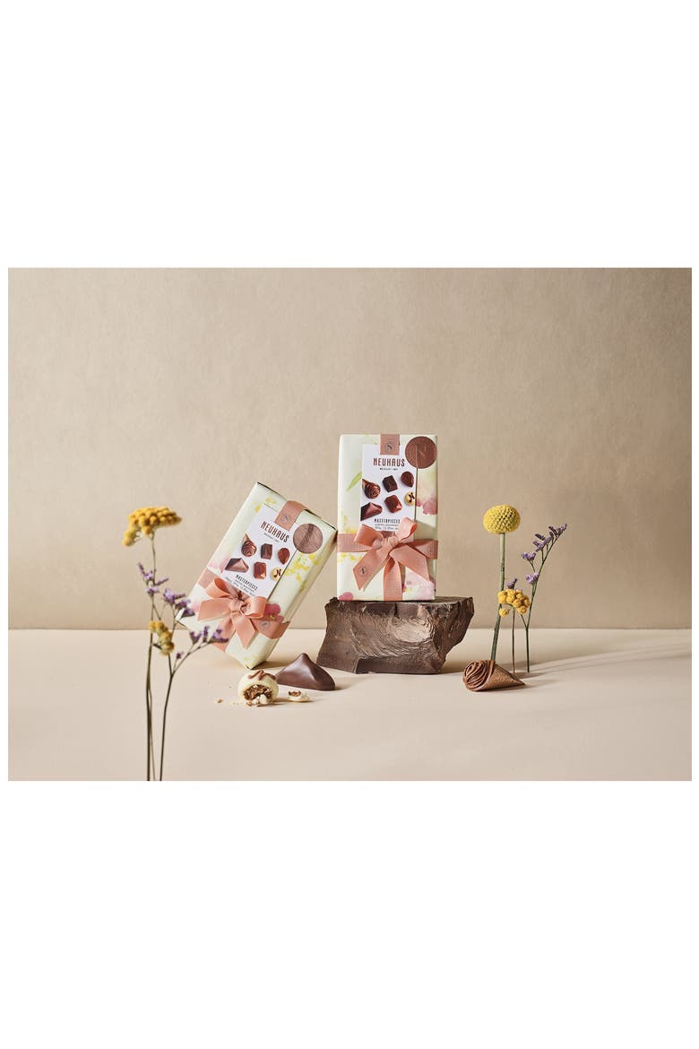 Spring 18-Piece Classic Praline Assortment Ballotin, Alternate, color, CHOCOLATE