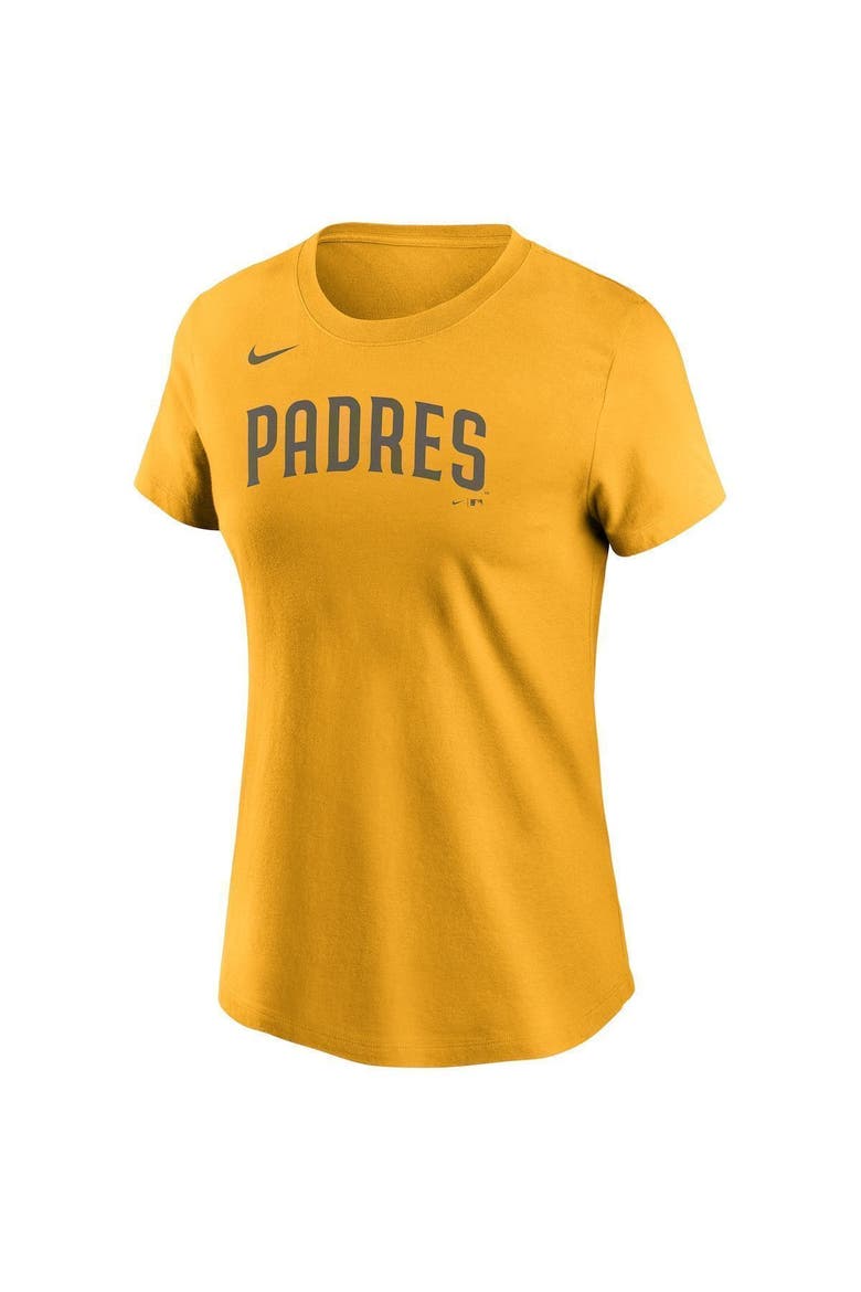 Women's Nike Fernando Tatís Jr. Gold San Diego Padres Name & Number T-Shirt, Alternate, color, Gold