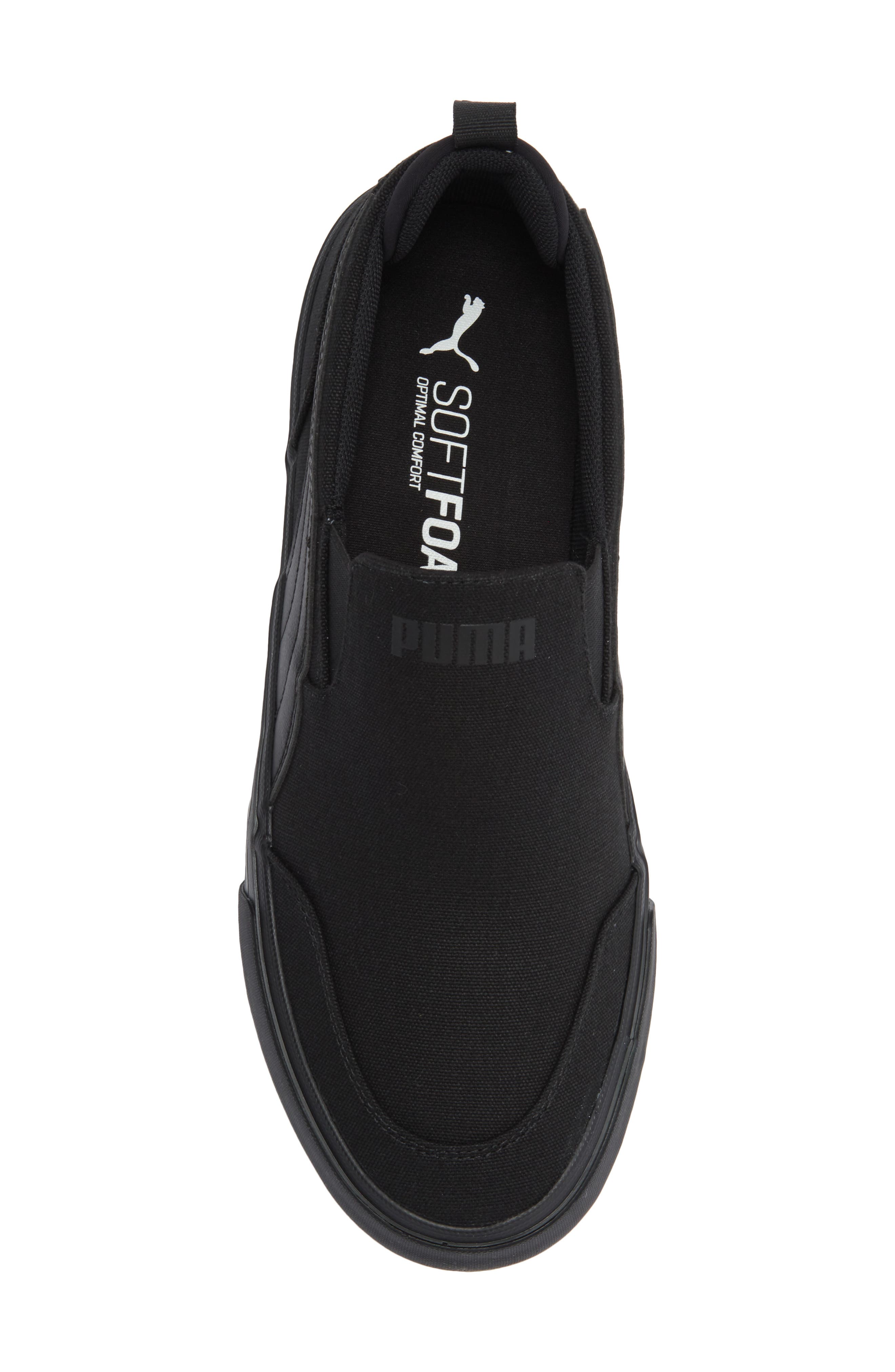 PUMA Court Classic Slip-On Sneaker, Alternate, color, Puma Black/ Puma Black