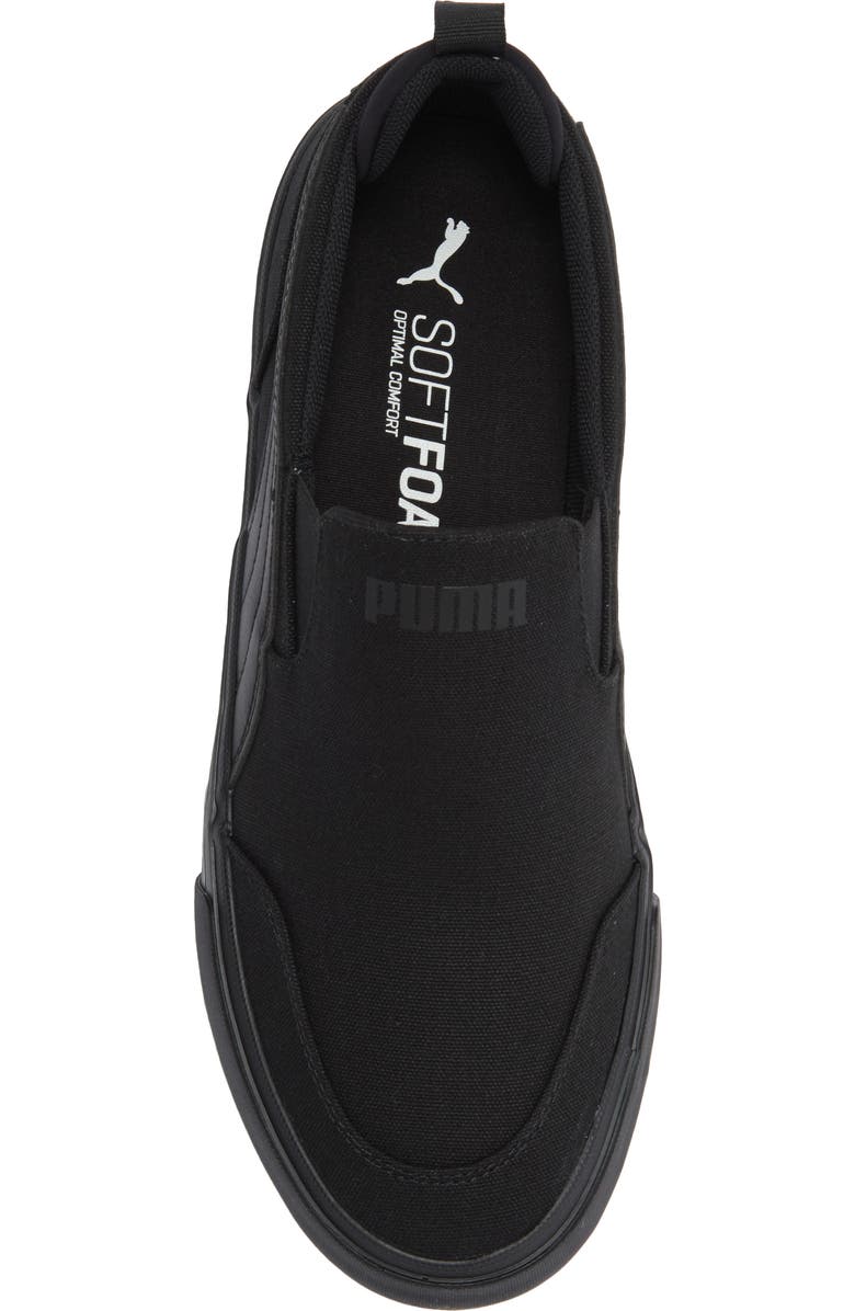 PUMA Court Classic Slip-On Sneaker, Alternate, color, Puma Black/ Puma Black