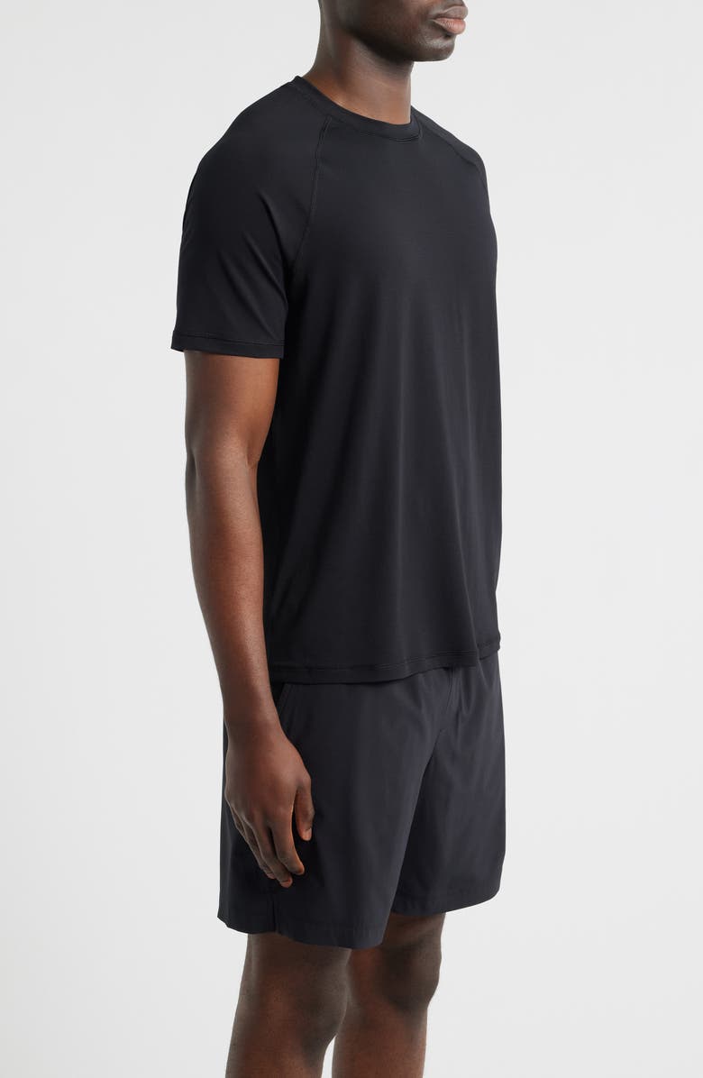 Zella Endurance Performance T-Shirt, Alternate, color, Black