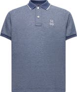 Psycho Bunny Kids' Heathered Pima Cotton Piqué Polo