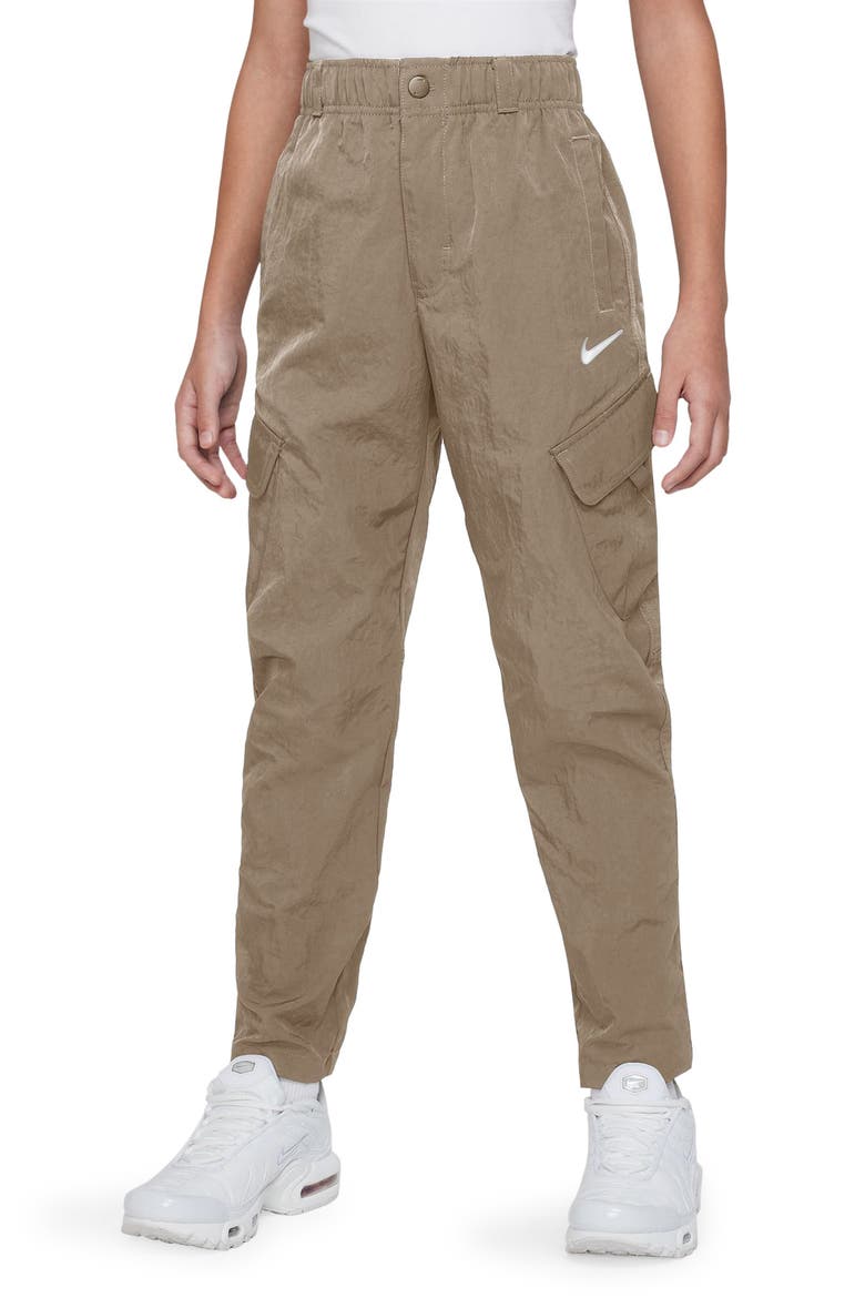 Kids' Sportswear Cargo Pants, Main, color, KHAKI