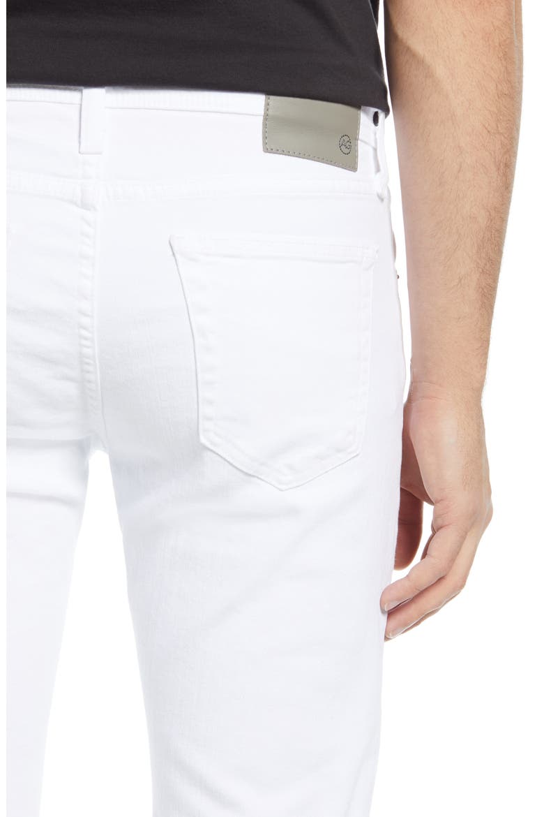 Tellis Slim Fit Stretch Jeans, Alternate, color, WHITE