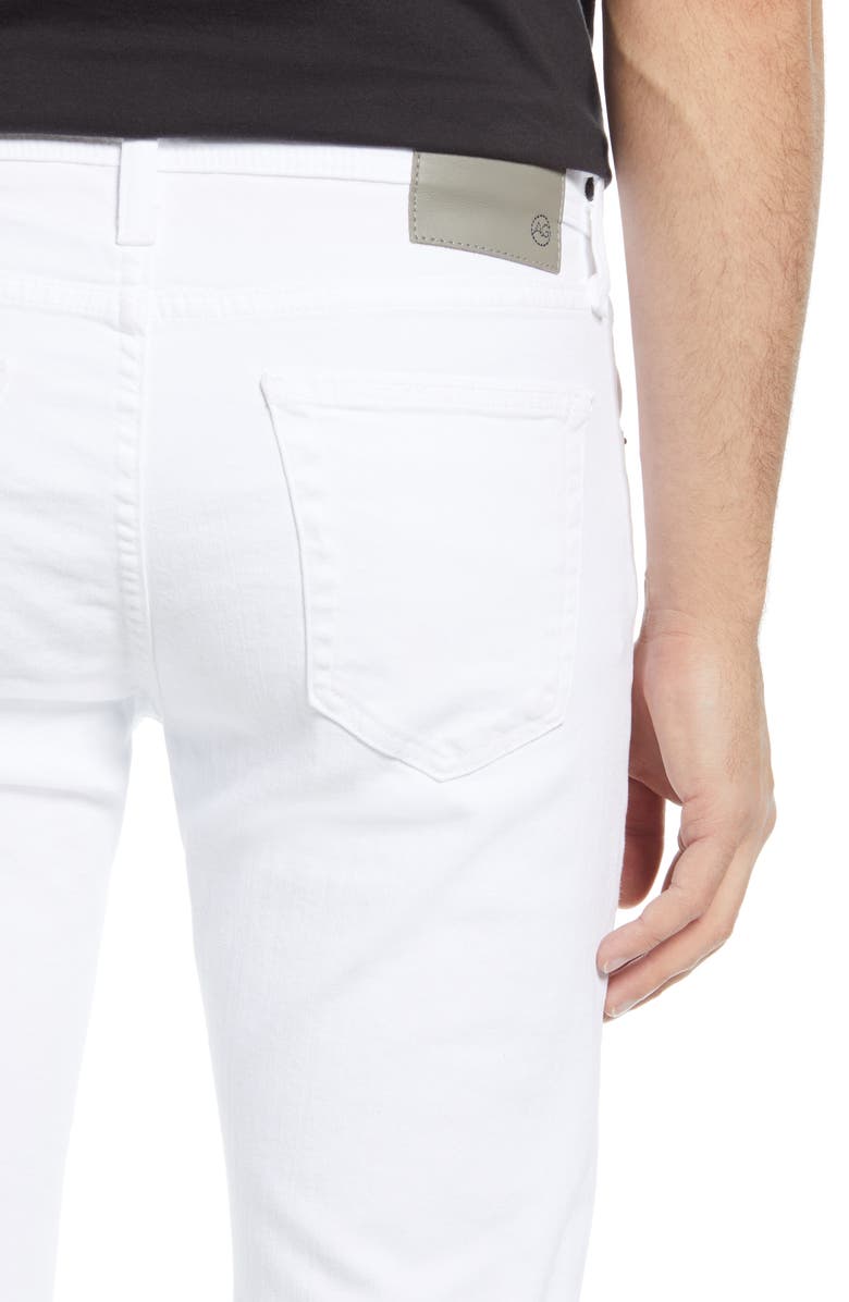 AG Tellis Slim Fit Stretch Jeans, Alternate, color, White