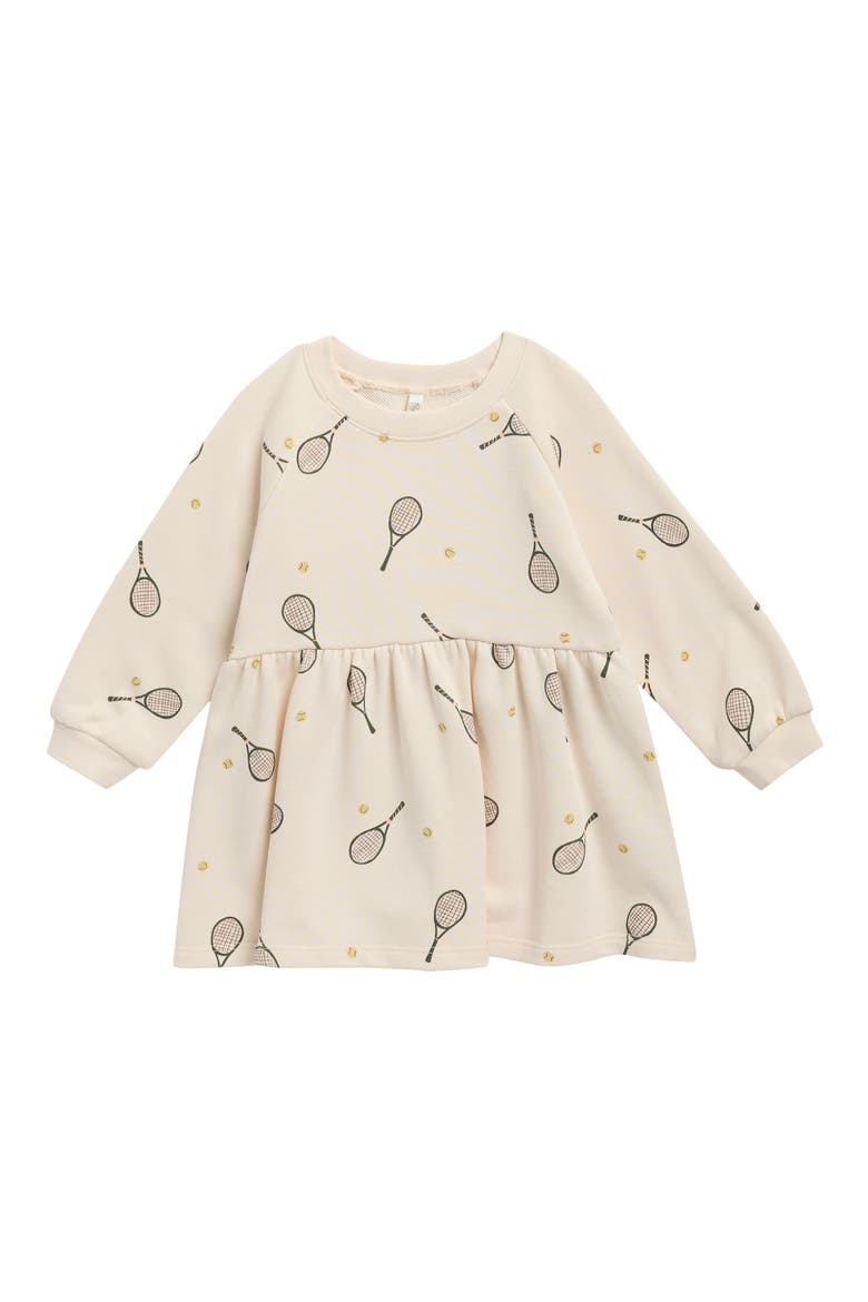 Kids' Tennis Raglan Sleeve Fleece Dress, Main, color, TENNIS