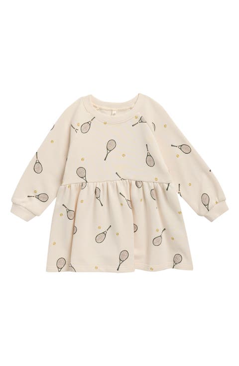 Kids' Tennis Raglan Sleeve Fleece Dress