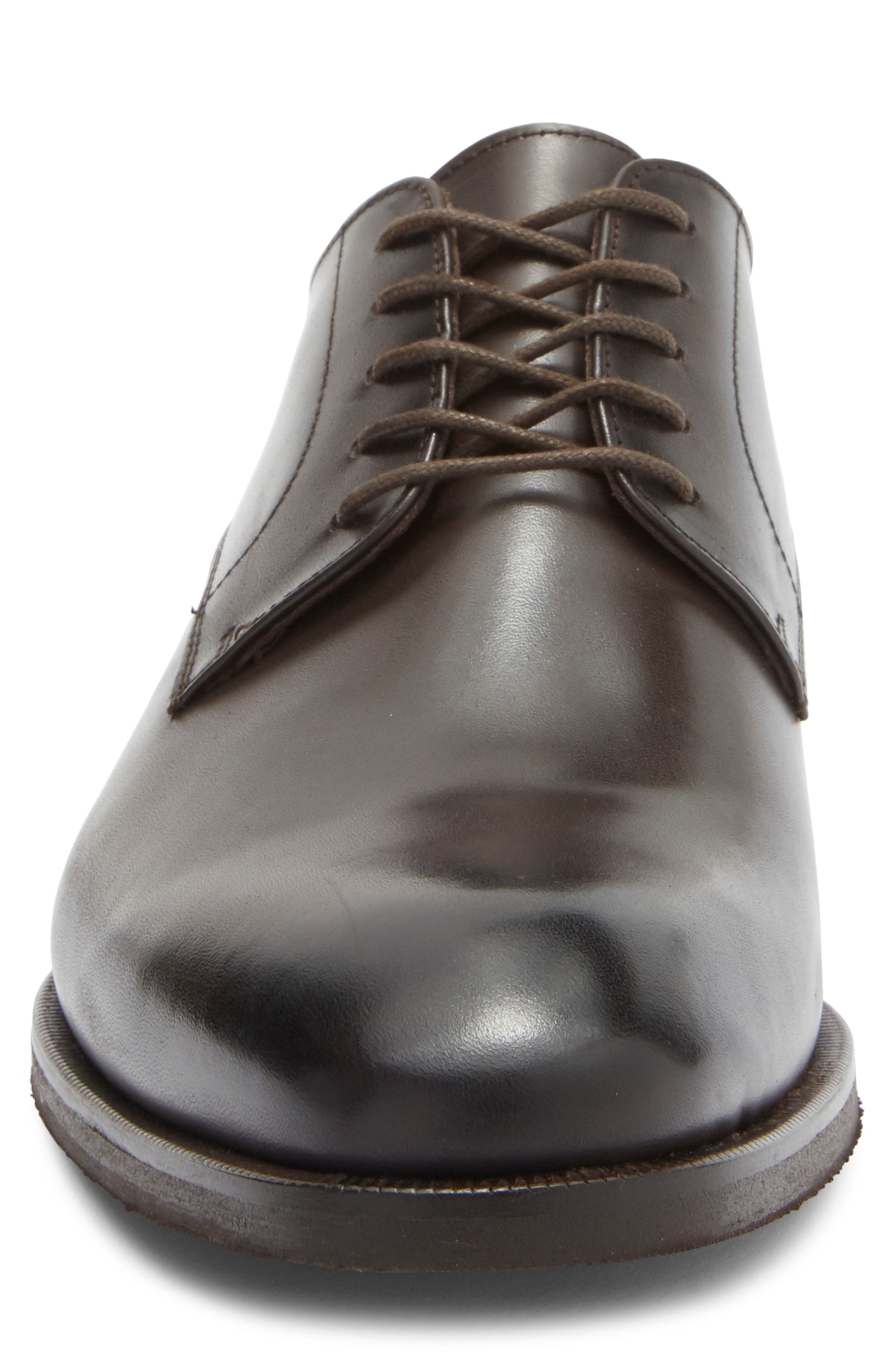 Bellevue Plain Toe Derby, Alternate, color, VITELLO TMORO