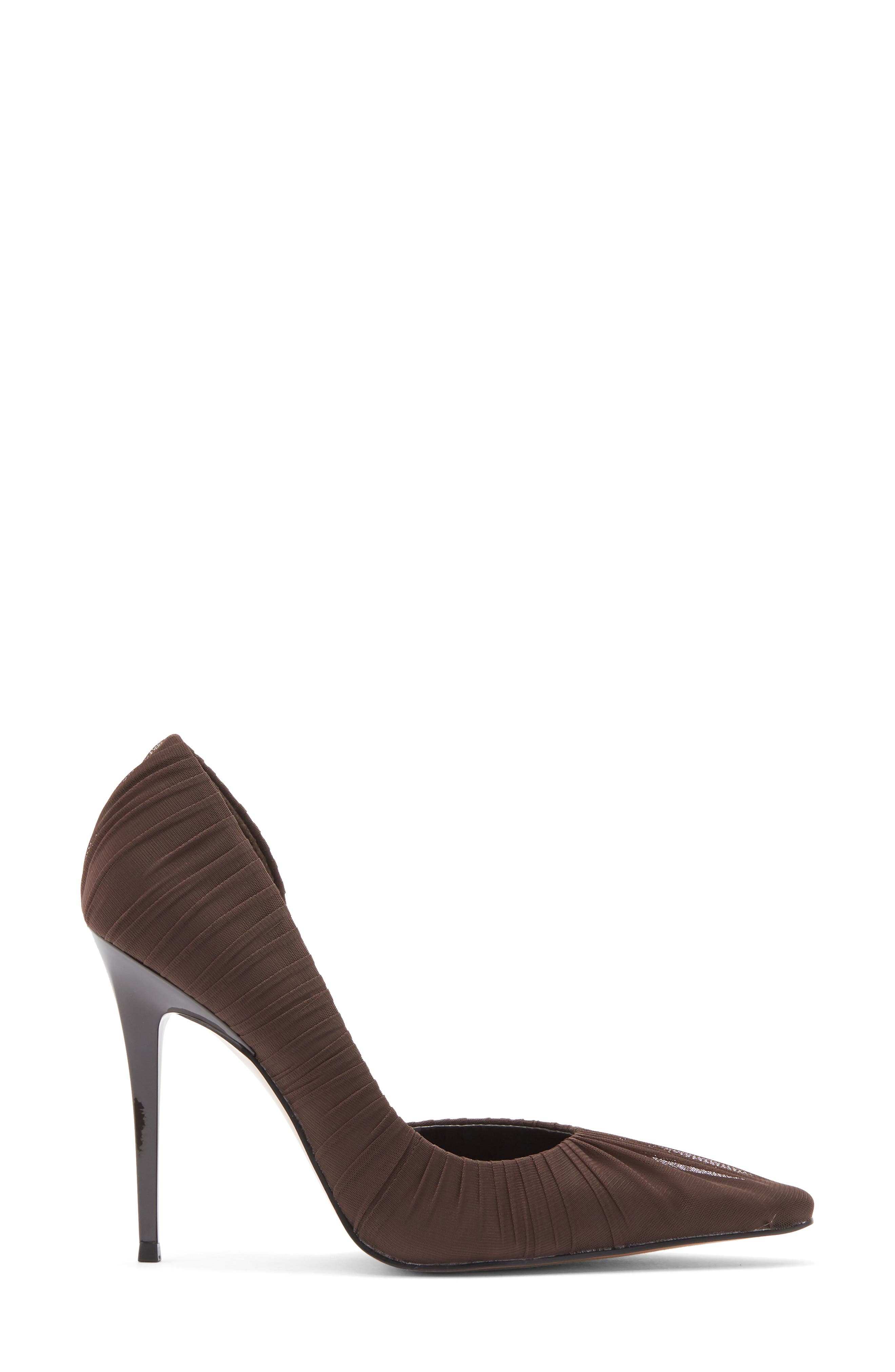 Elegant Pointed Toe d'Orsay Pump, Alternate, color, BROWN