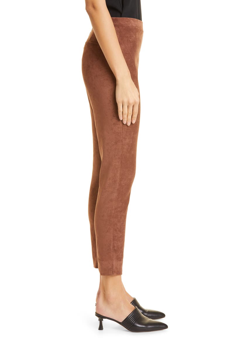 Lori Faux Suede Pants, Alternate, color, CAMEL
