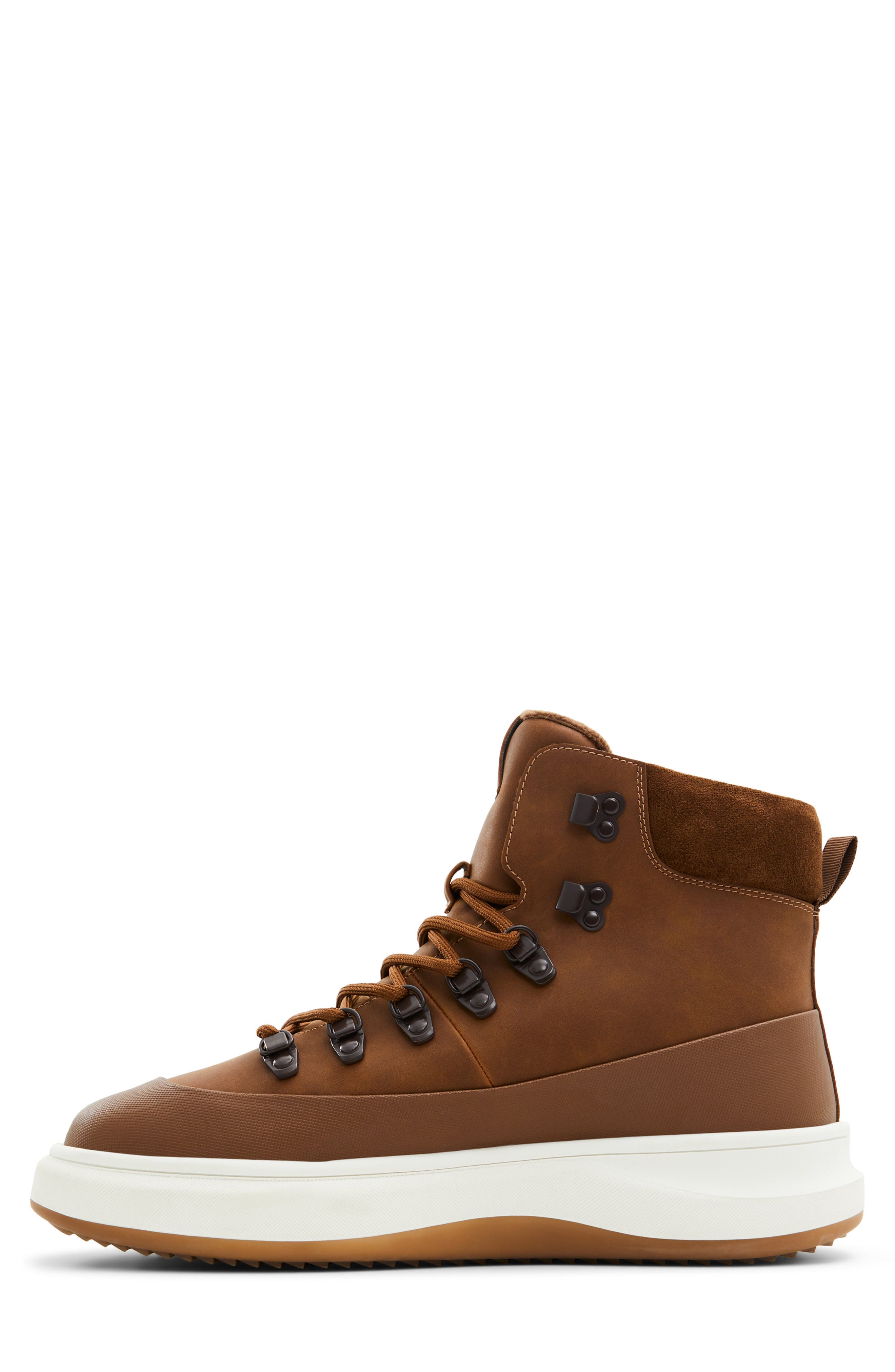ALDO Gibson Waterproof Winter Boot, Alternate, color, Cognac
