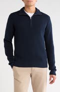 rag & bone Danton Quarter Zip Cotton Sweater