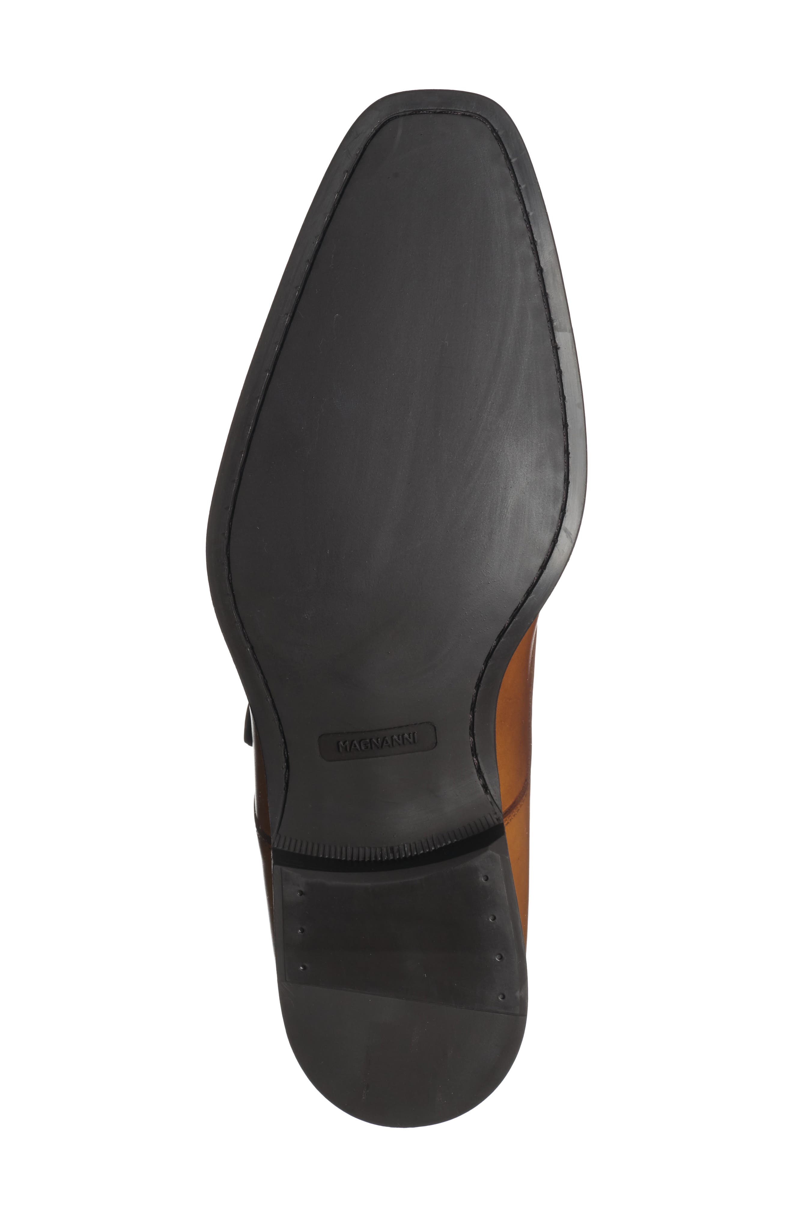 Veleta Monk Strap Shoe, Alternate, color, CUERO