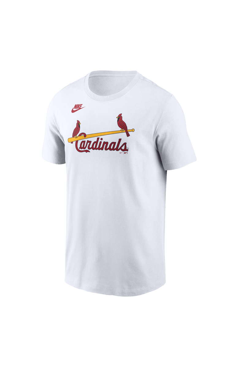 Nike Men's Nike White St. Louis Cardinals Cooperstown Collection Wordmark T-Shirt, Alternate, color, White