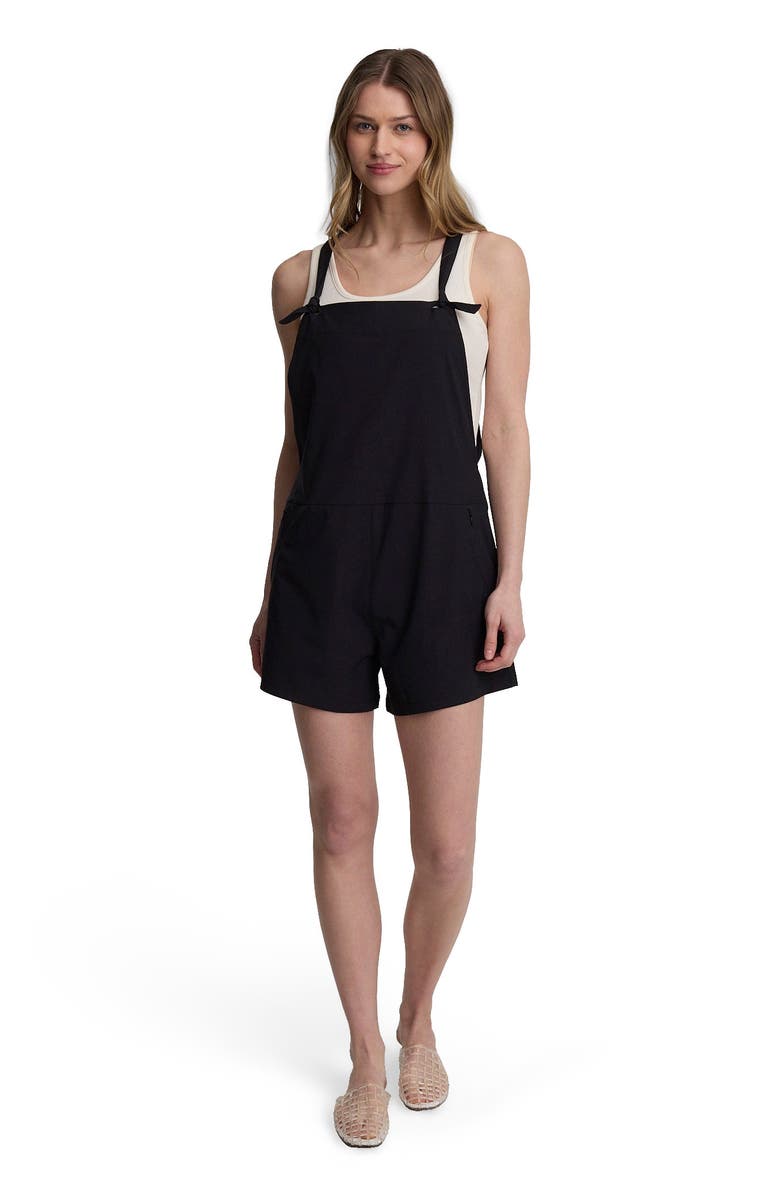 tentree Grove Romper, Main, color, Meteorite Black