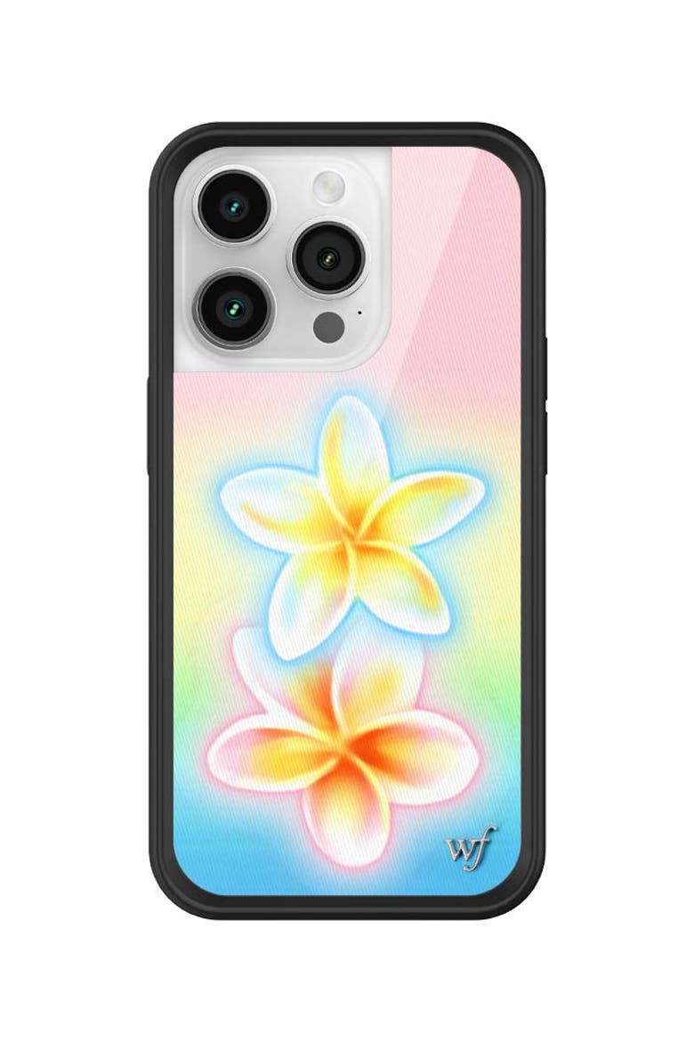 Pastel Plumeria iPhone Case, Alternate, color, Yellow