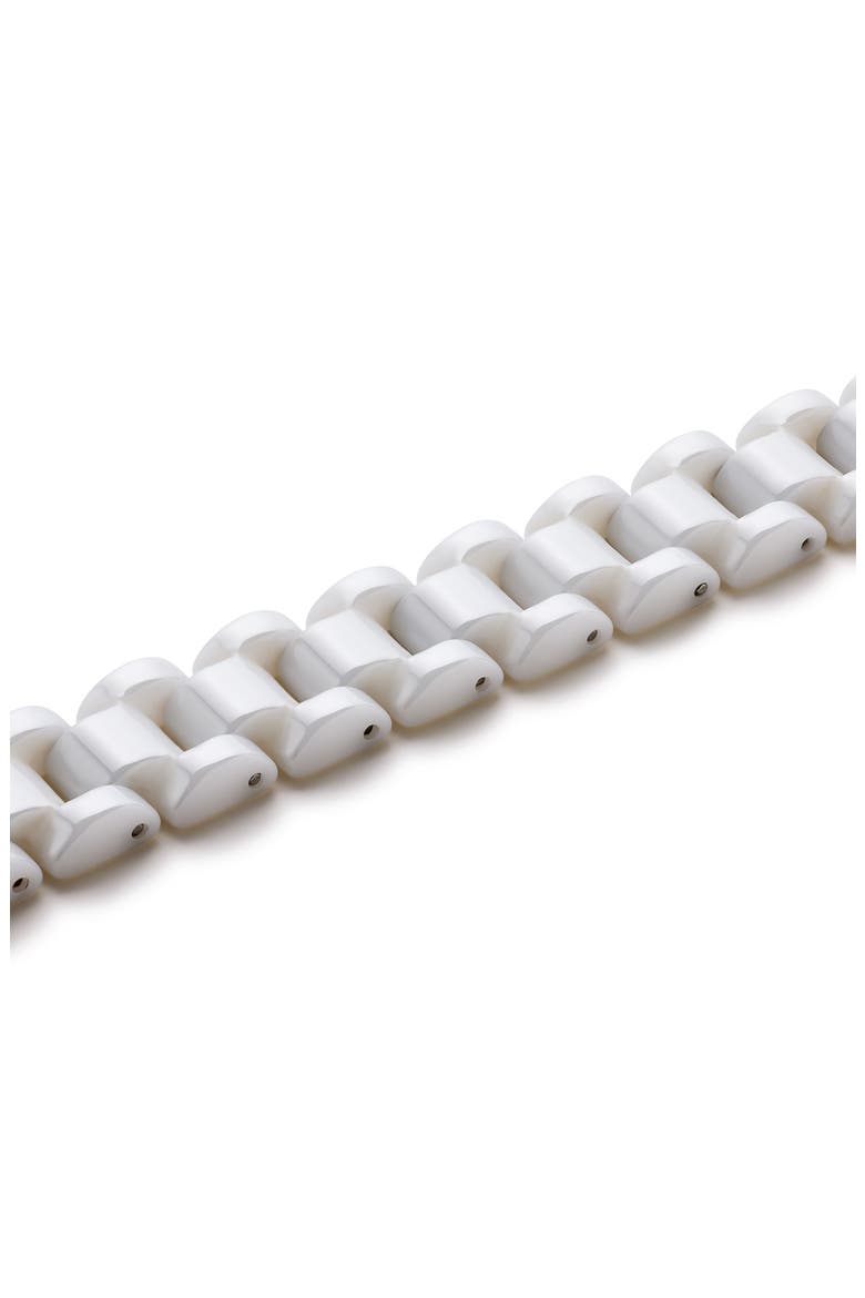 Ora Ceramic Watchstrap Bracelet, Alternate, color, GOLD / WHITE