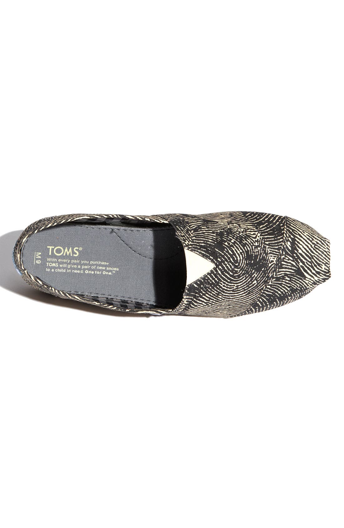 TOMS 'Classic -Print' Canvas Slip-On, Alternate, color, 