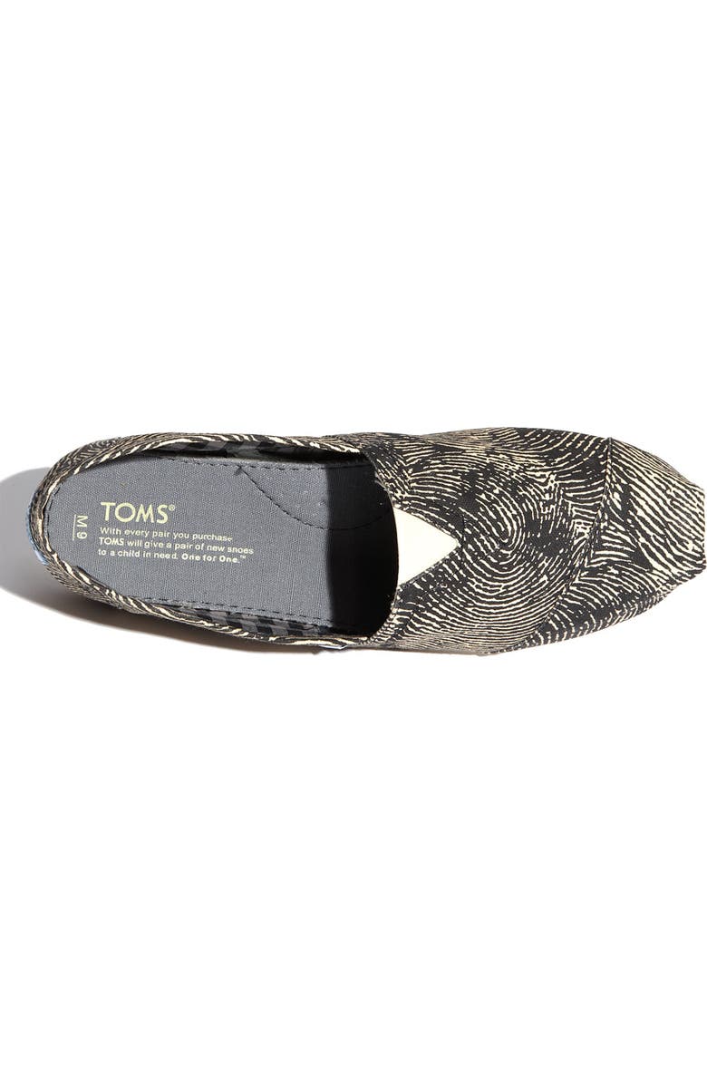 TOMS 'Classic -Print' Canvas Slip-On, Alternate, color,