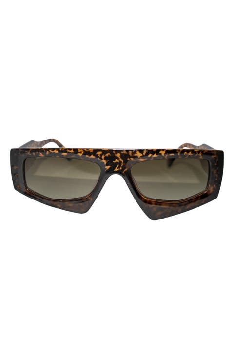 Ivy 54mm Polarized Geometric Sunglasses