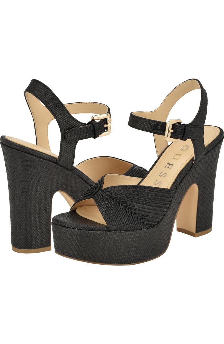 GUESS Saylin Ankle Strap Platform Sandal, Alternate, color,