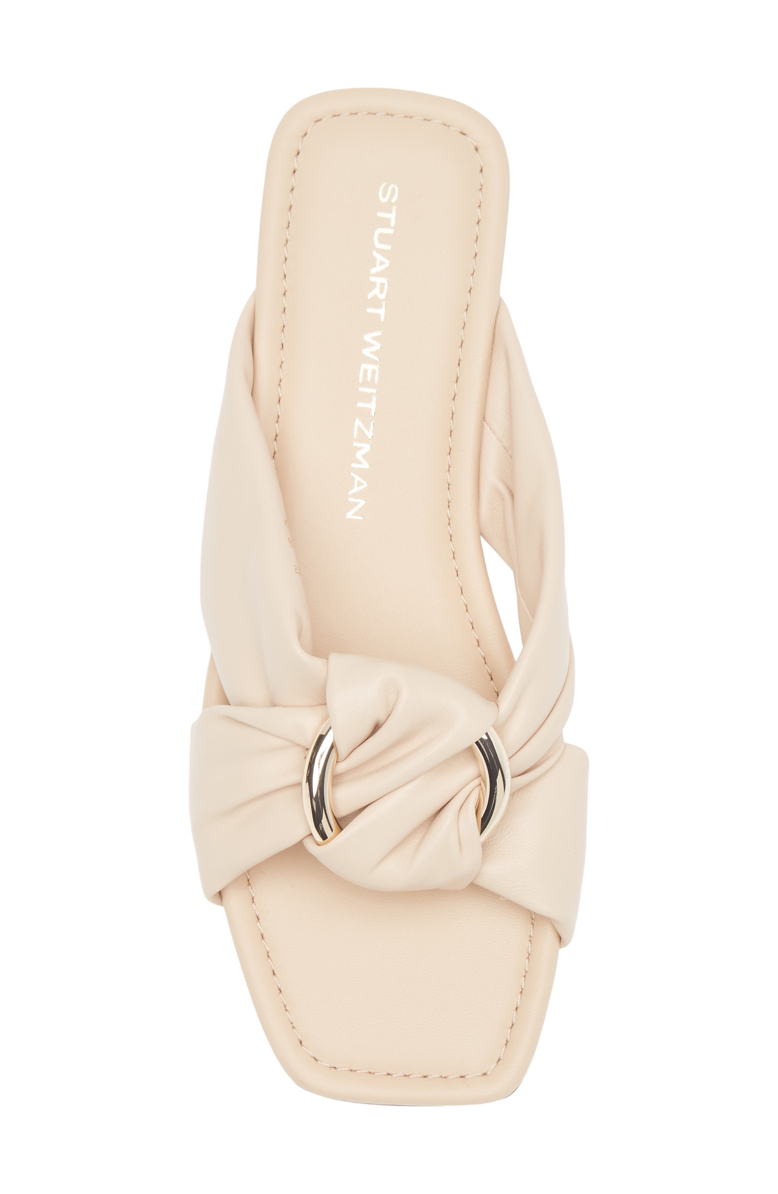 Stuart Weitzman Cece Slide Sandal, Alternate, color, Barely Beige