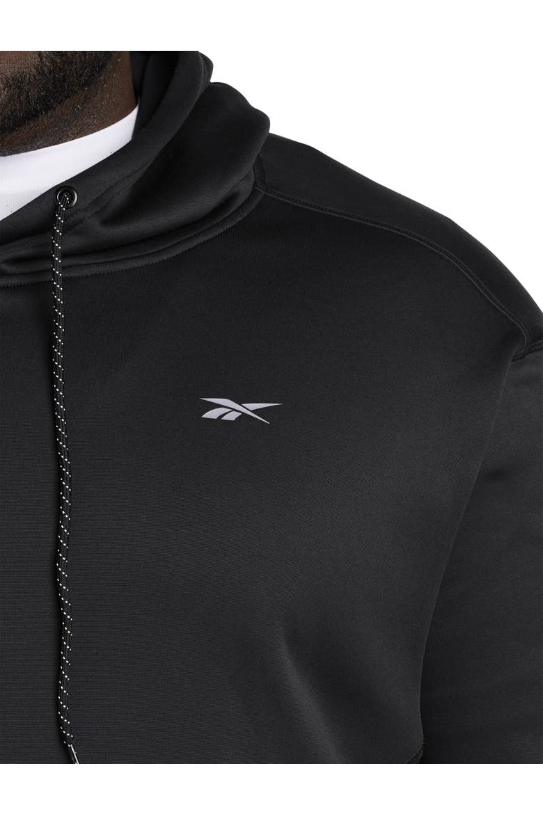 Big & Tall Performance Fleece Pullover Hoodie, Alternate, color, BLACK