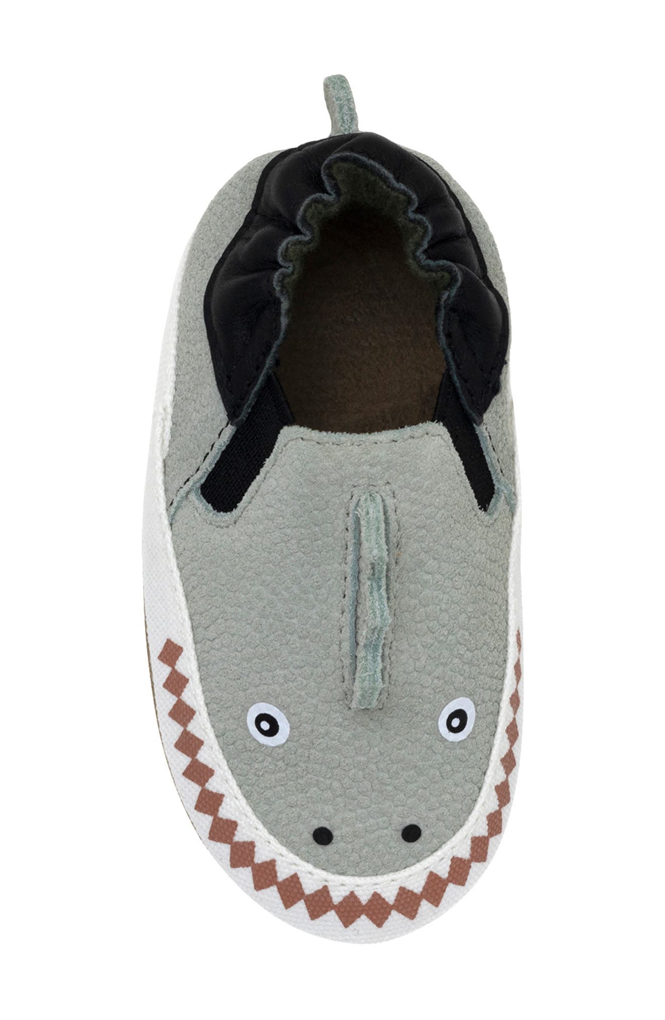 Robeez<sup
®</sup
 Dino Dan Crib Shoe, Alternate, color, 