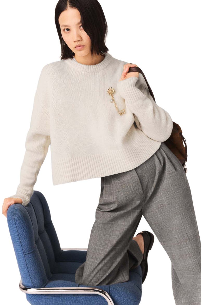 Checked suit trousers, Alternate, color, Grey