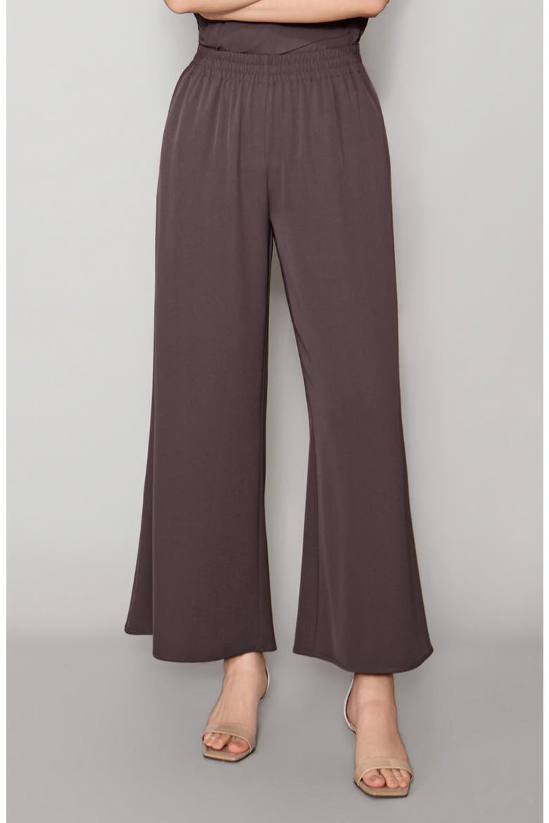 Luxe Crepe Wide Leg Pants, Main, color, ROBUST GREY