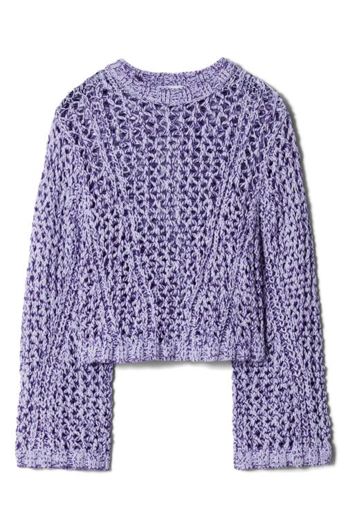 & Other Stories Tape Yarn Open Stitch Cotton Blend Sweater