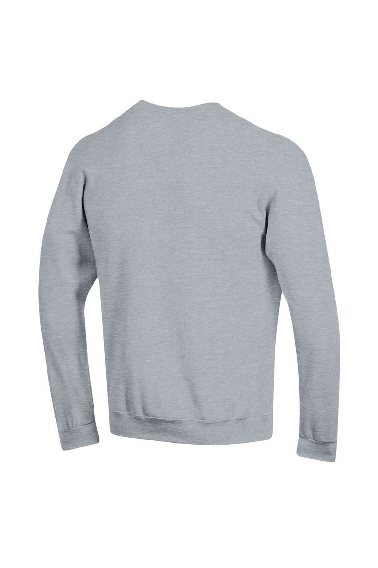 Men's Champion Heather Gray Alabama Crimson Tide Arch Pill Sweatshirt, Alternate, color, Heather Gray