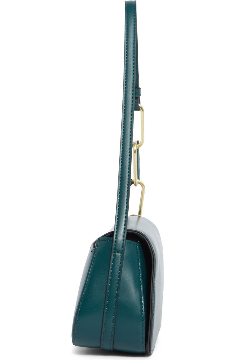 BCBG Covered Rings Shoulder Bag, Alternate, color, Jade Green
