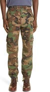 Double RL RRL Camo Cotton Ripstop Cargo Pants