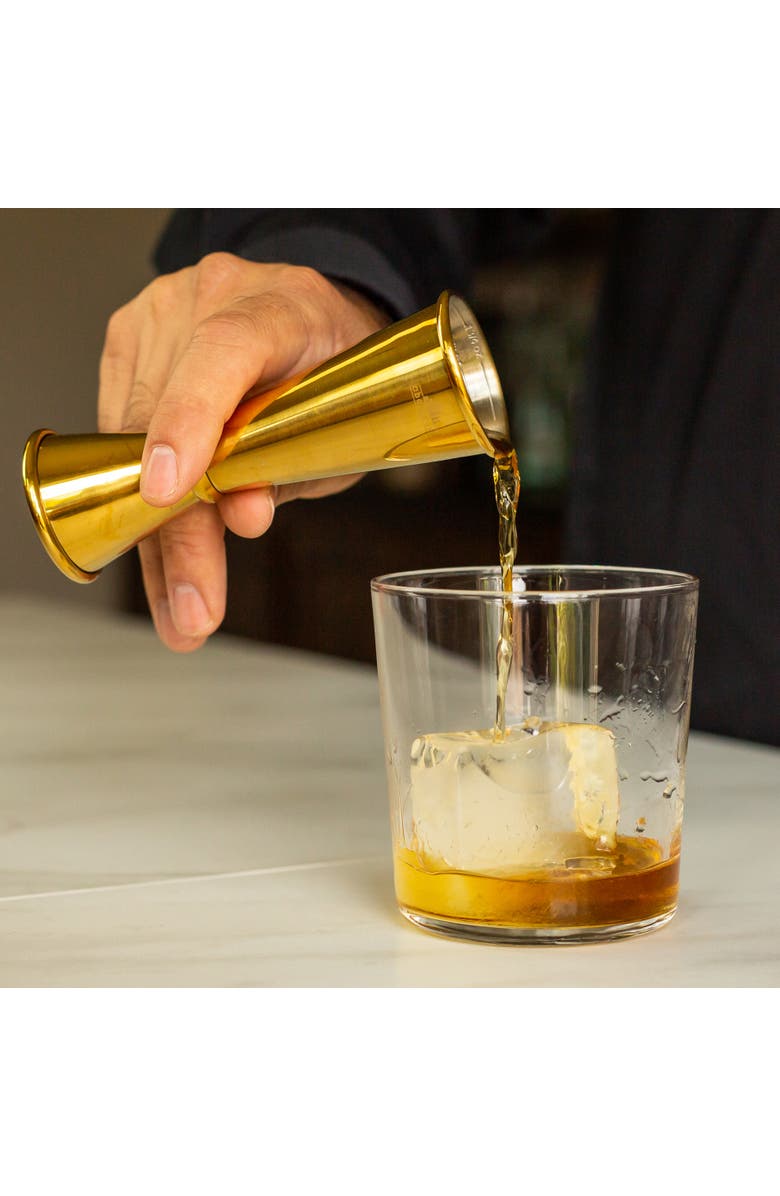 A Bar Above Gold Japanese Cocktail Jigger, Alternate, color, Gold