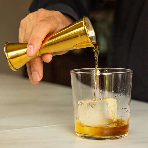 A Bar Above Gold Japanese Cocktail Jigger In Gold
