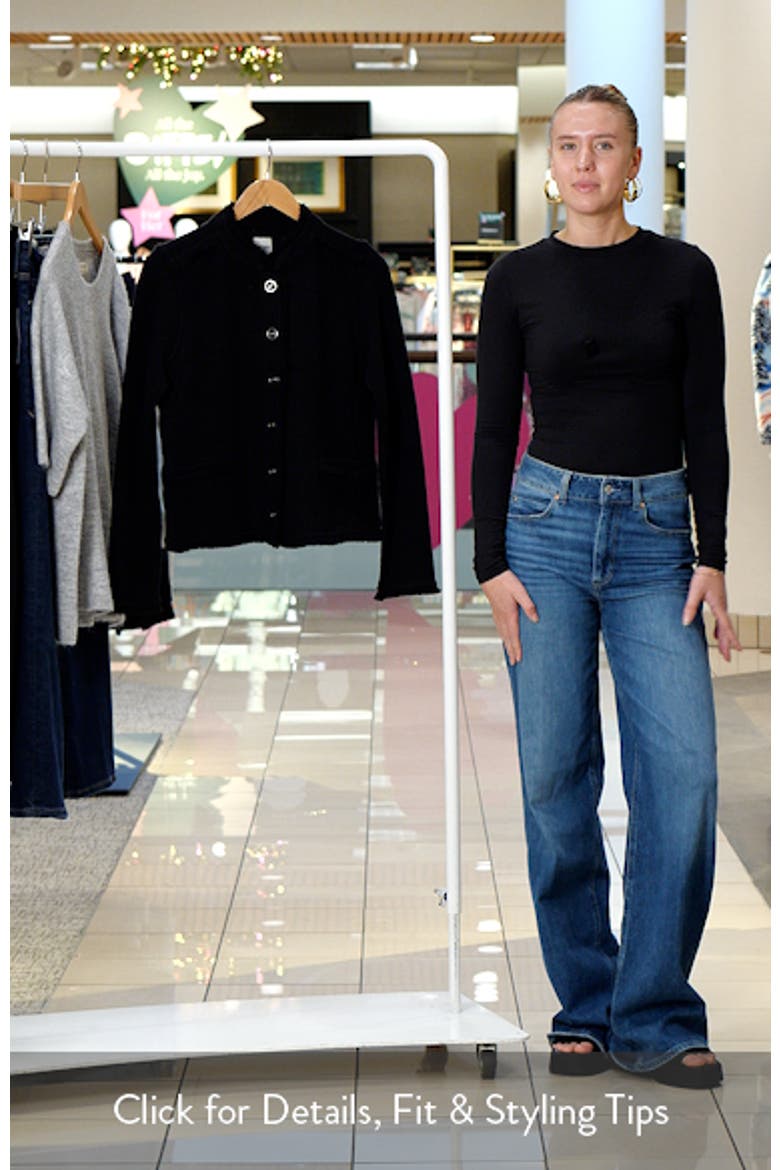Military Fringe Mixed Knit Jacket video
