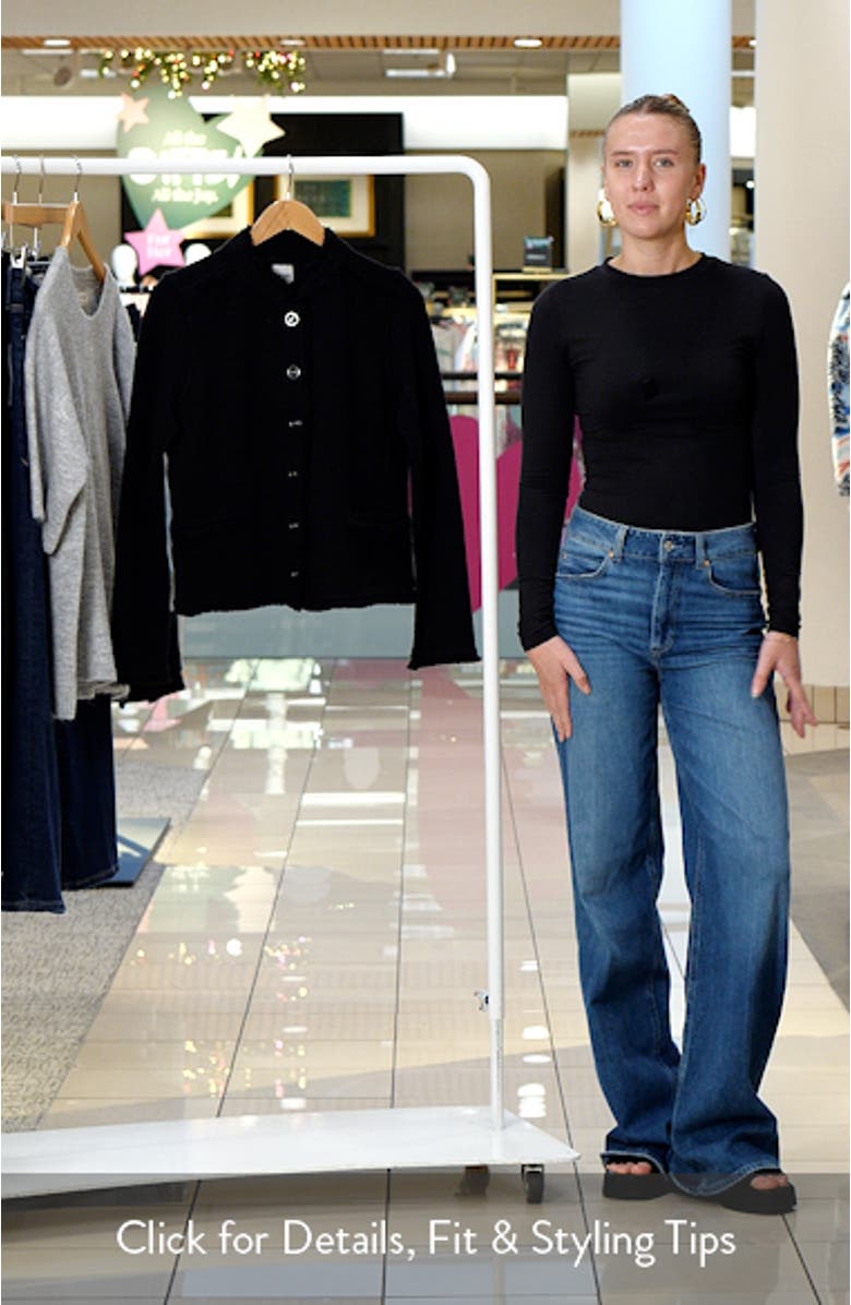 Military Fringe Mixed Knit Jacket, sales video thumbnail