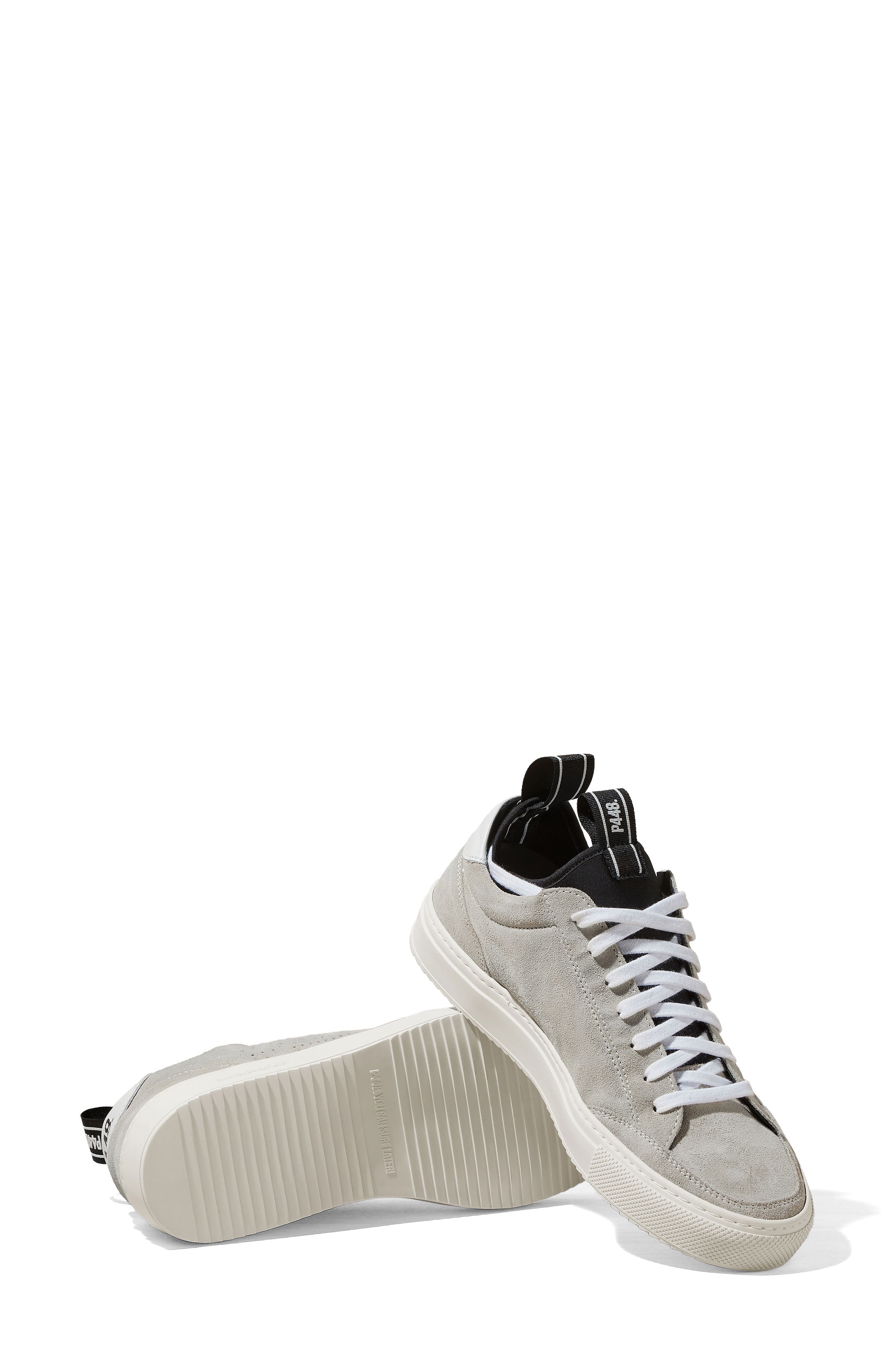 P448 Soho Socks Sneaker, Alternate, color, Papyrus/ White