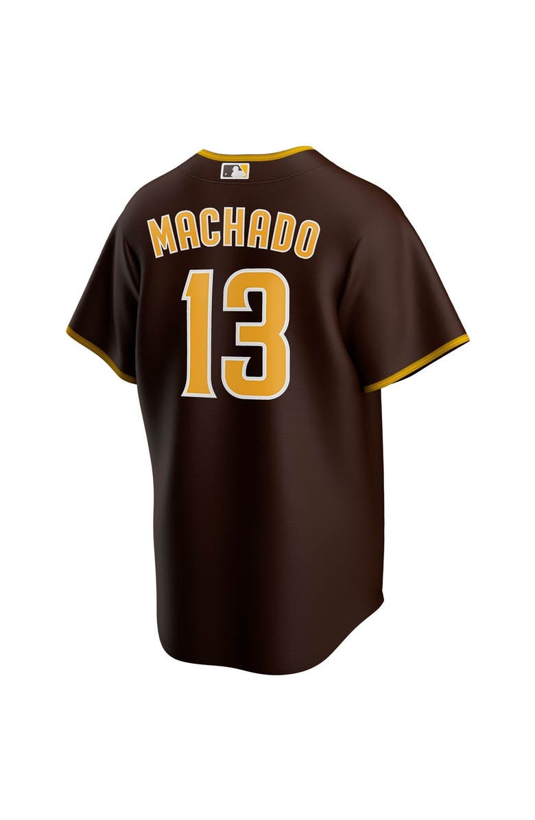 Nike Men's Nike Manny Machado Brown San Diego Padres Alternate Replica Player Jersey, Alternate, color, 