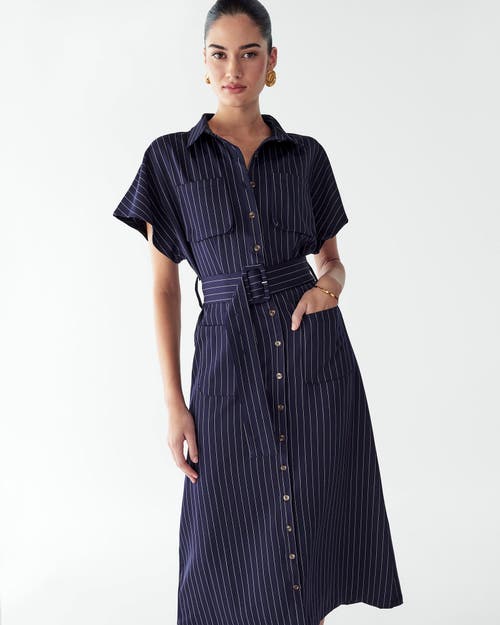 Willa Wichita Midi Dress In Blue