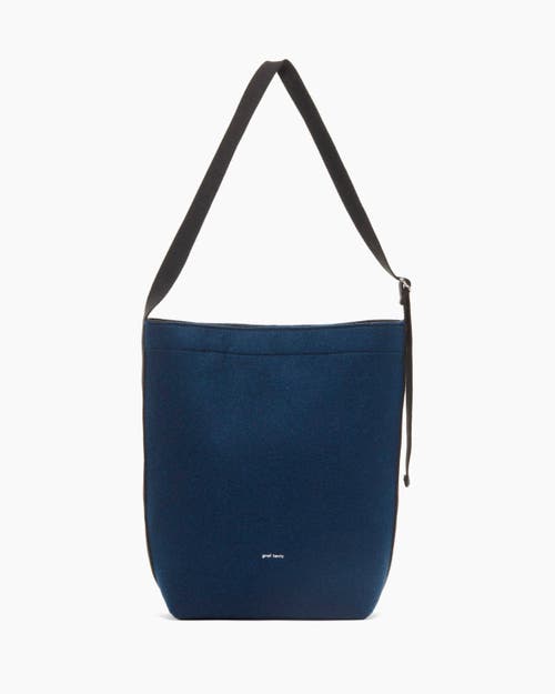 Graf & Lantz Graf Lantz Campus Merino Wool Tote In Marine