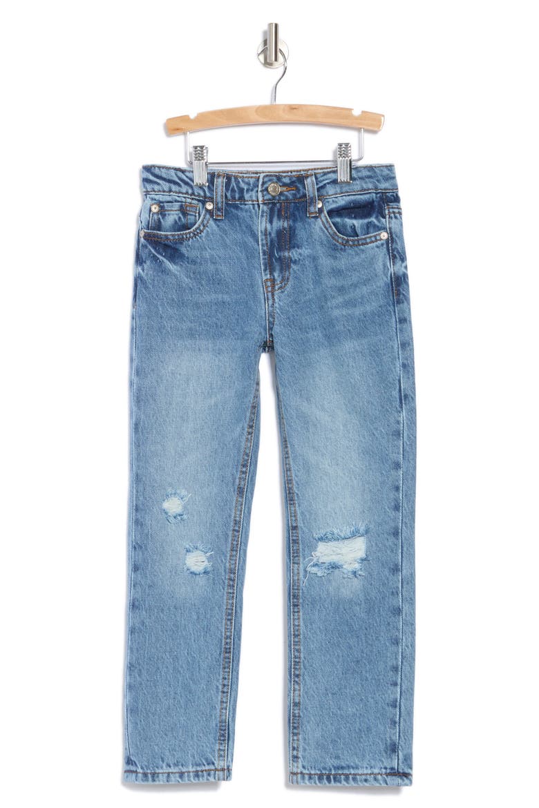 Kids' Peggie Straight Leg Jeans, Main, color, STEP UP