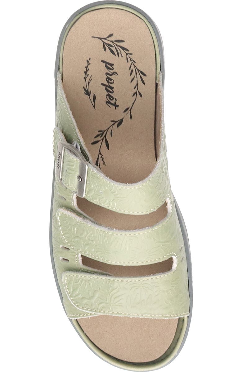 Propét Breezy Walker Slide Sandal, Alternate, color, Summer Green