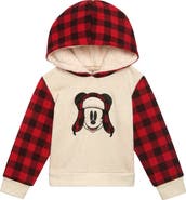 Disney Mickey Mouse Holiday Fleece Hooded Pullover